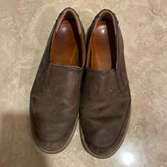 Ecco brown loafers in size 13 - Picture 1 of 6